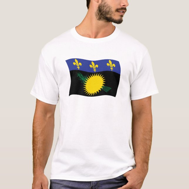 Camisa da Bandeira de Guadeloupe (Frente)