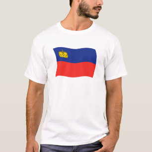 Camisa da Bandeira de Liechtenstein