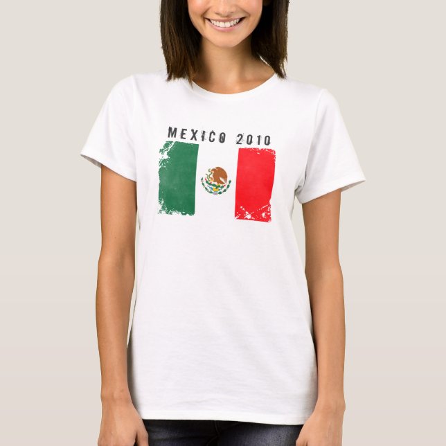 Camisa da bandeira de México (Frente)