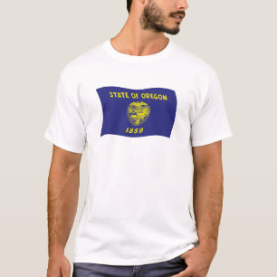 Camisa da Bandeira de Oregon
