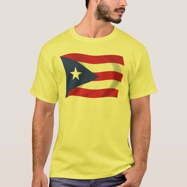 Camisa da Bandeira de Porto Rico (Frente)