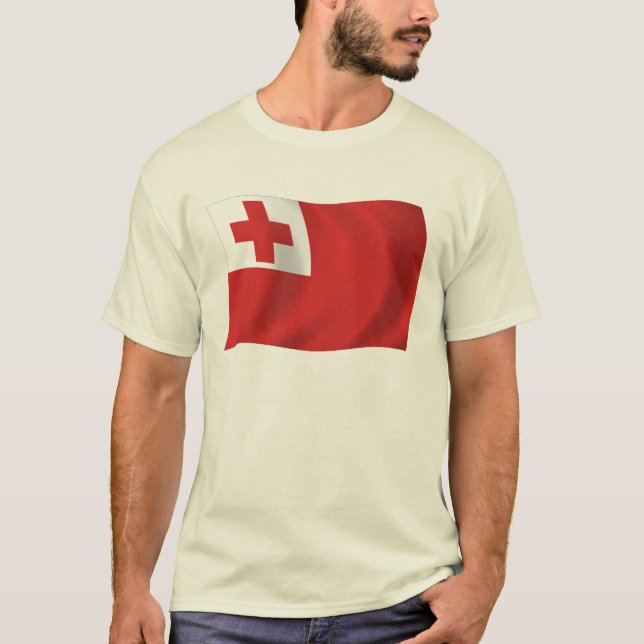 Camisa da Bandeira de Tonga (Frente)