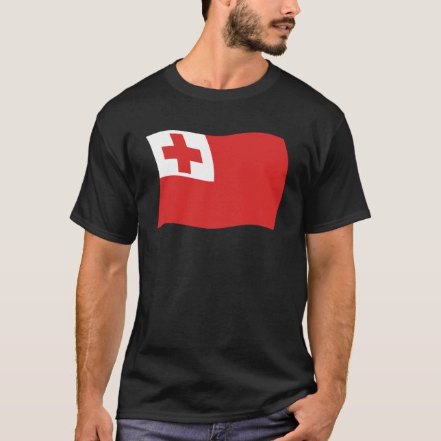 Camisa da Bandeira de Tonga (Frente)