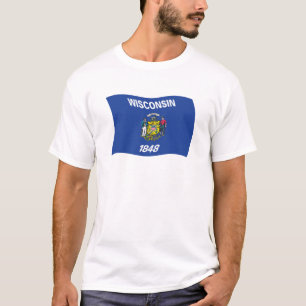 Camisa da Bandeira de Wisconsin