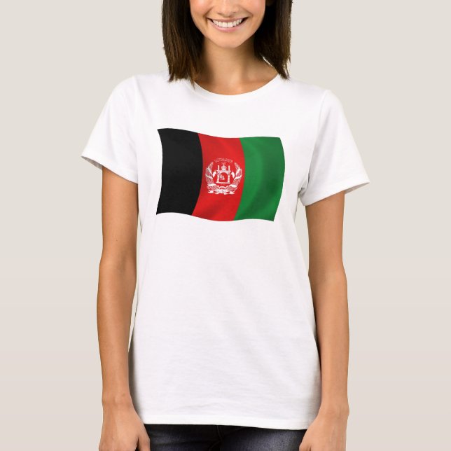 Camisa da Bandeira do Afeganistão (Frente)