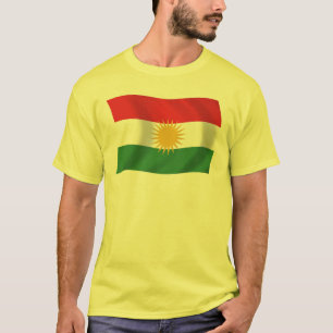 Camisa da Bandeira do Curdistão