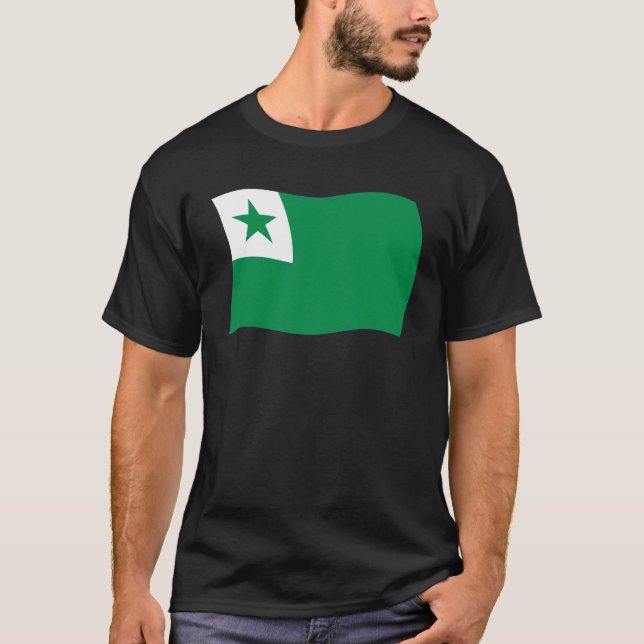 Camisa da Bandeira do Esperanto (Frente)
