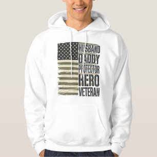 Camisa da Bandeira do Herói Protetor Pai Marido Ve