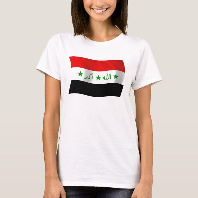 Camisa da Bandeira do Iraque (Frente)