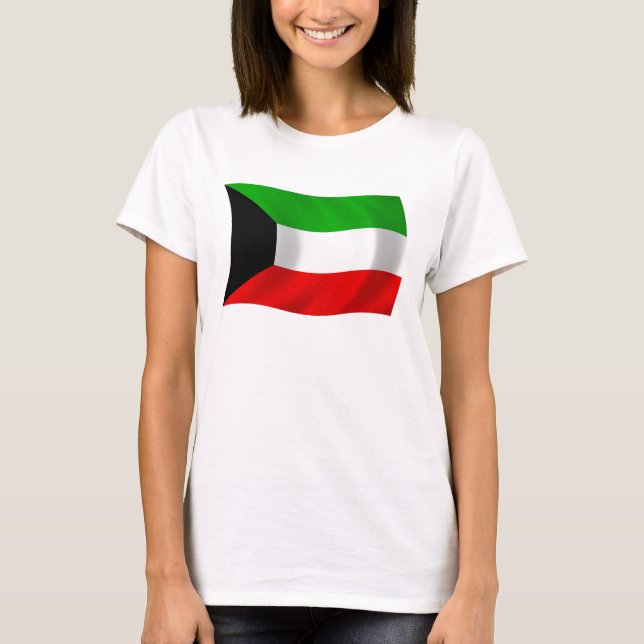 Camisa da Bandeira do Kuwait (Frente)