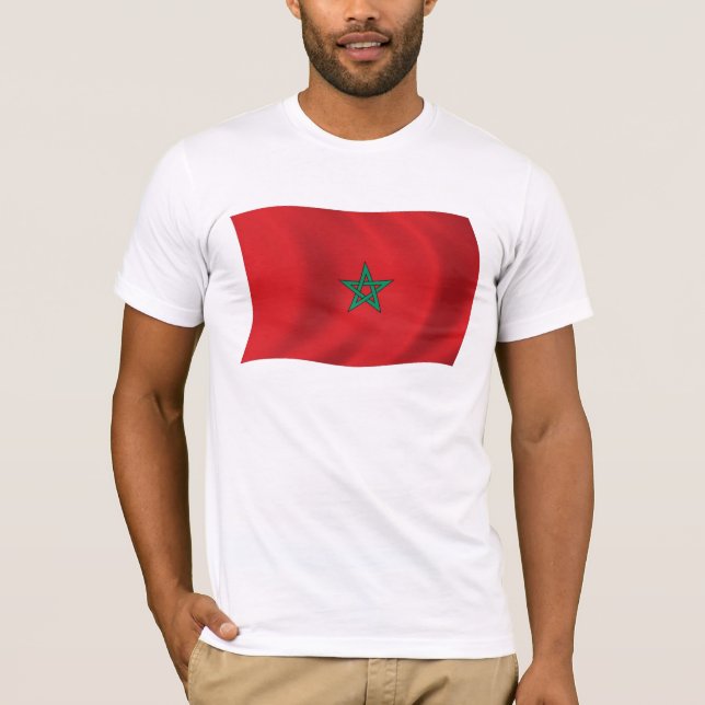 Camisa da Bandeira do Marrocos (Frente)