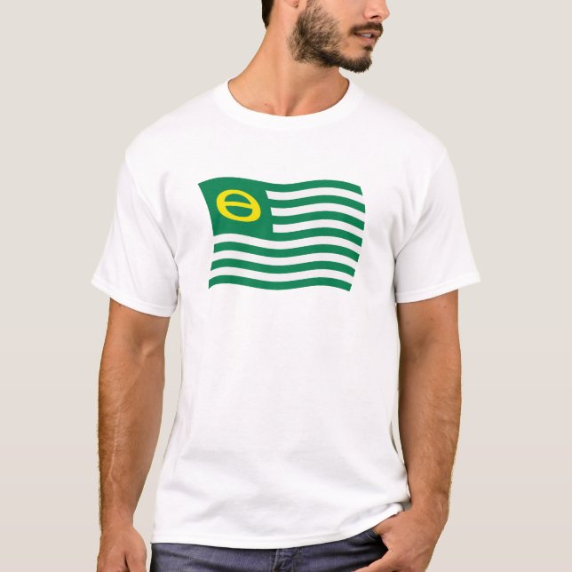 Camisa da Bandeira do Movimento Ecológico (Frente)