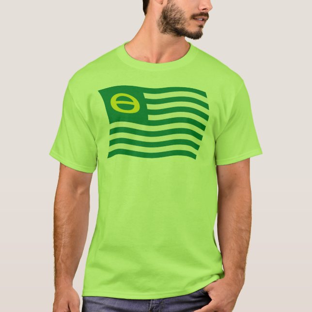 Camisa da Bandeira do Movimento Ecológico (Frente)