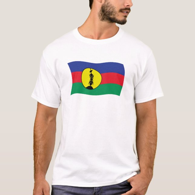 Camisa da Bandeira do Povo Kanak (Frente)