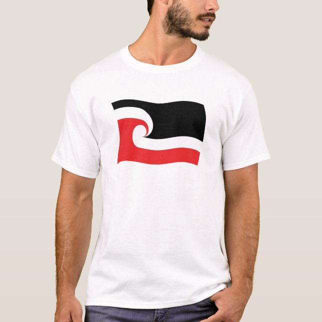 Camisa da Bandeira do Povo Maori (Frente)