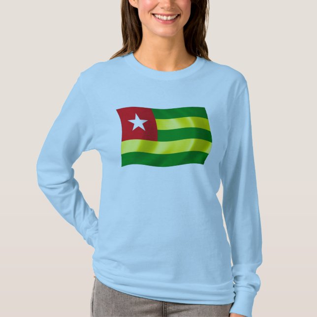 Camisa da Bandeira do Togo (Frente)