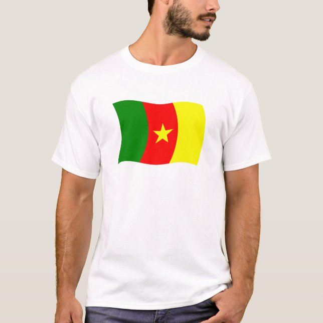 Camisa da Bandeira dos Camarões (Frente)