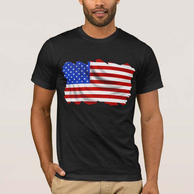 Camisa da bandeira dos EUA (Frente)