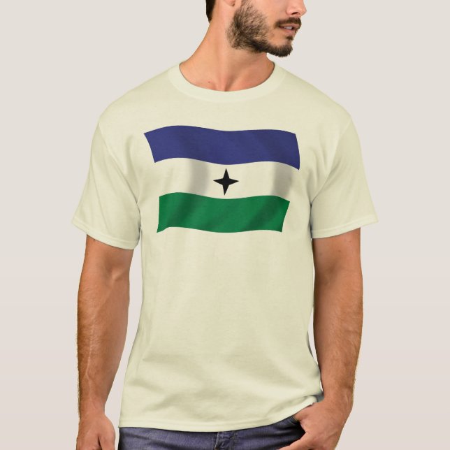 Camisa da Bandeira Nacionalista Bubi (Frente)