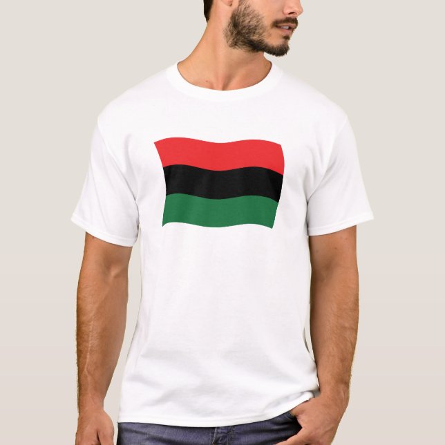 Camisa da Bandeira Pan-Africana (UNIA) (Frente)