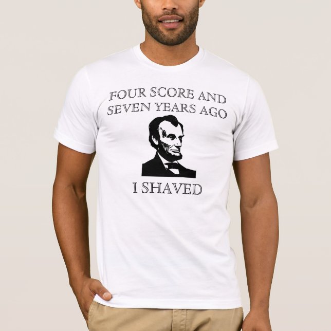 Camisa da barba de Abe Lincoln (Frente)