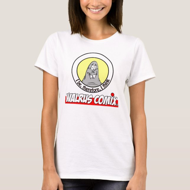 Camisa da boneca das senhoras de Comix da morsa (Frente)