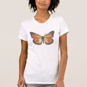 Camisa da borboleta de monarca