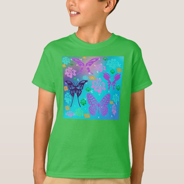 Camisa da borboleta T (Frente)
