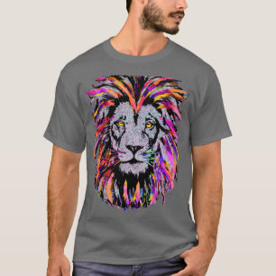 Camisa da Cabeça de Leão - Camisetas de Cara de Le