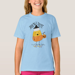 Camisa da Capa do Dia das Bruxas do milho de doces