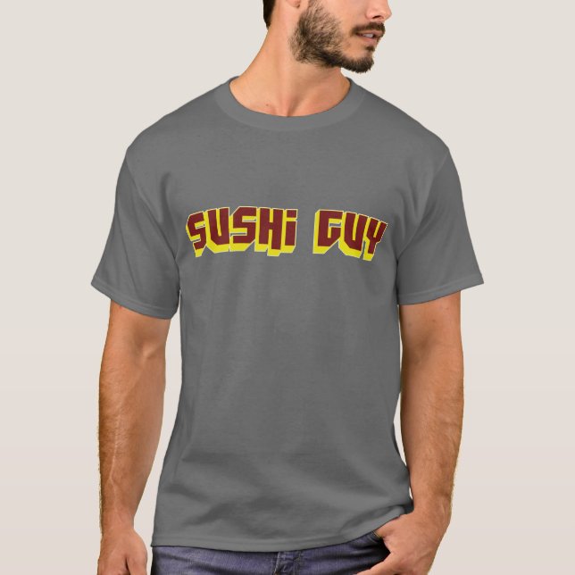 Camisa da cara 1 do sushi (Frente)