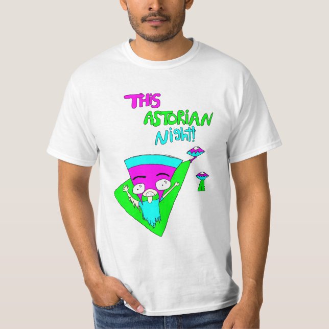 Camisa da cara da pizza (Frente)