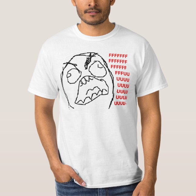 Camisa da cara da raiva (Frente)