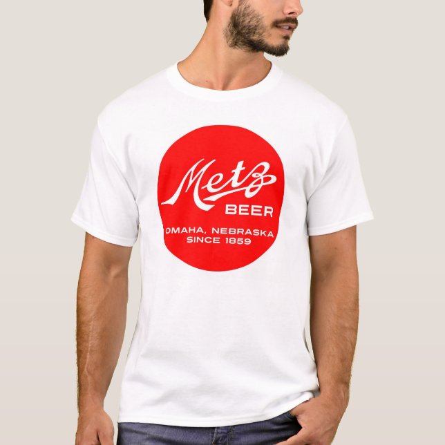 Camisa da cerveja de Metz do vintage (Frente)