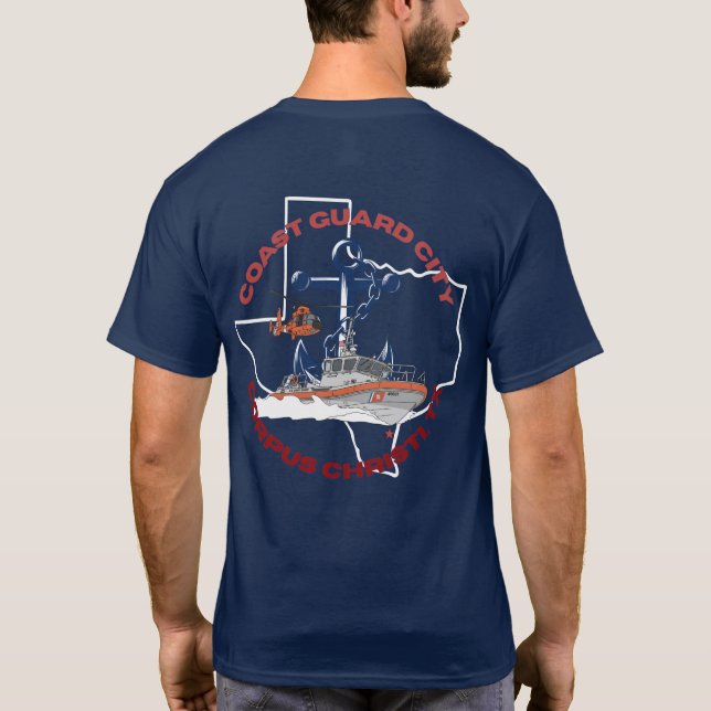Camisa da Cidade da Guarda Costeira Corpus Christi (Verso)
