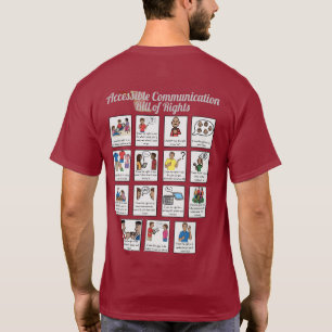 Camisa da Comunicação Acessível de Direitos