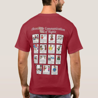 Camisa da Comunicação Acessível de Direitos