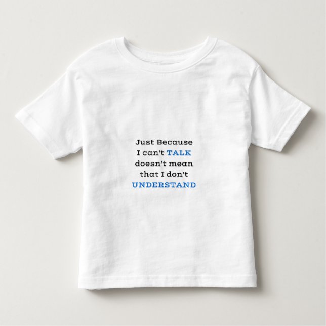 Camisa da consciência da apraxia do discurso do (Frente)