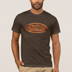 Camisa da consciência do autismo (Oval-r)