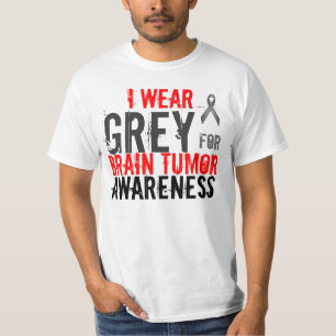 camisa da consciência do tumor cerebral