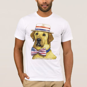 Camisa da cor do cão amarelo
