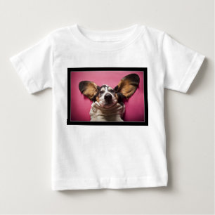 Camisa da criança da cara do Basset