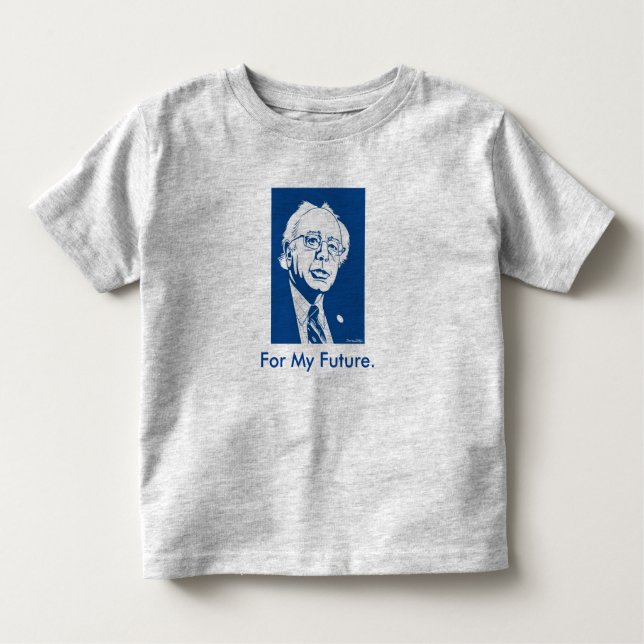 Camisa da criança das máquinas de lixar de Bernie (Frente)