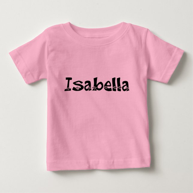 Camisa da criança de Isabella (Frente)