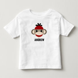 Camisa da criança do macaco da peúga