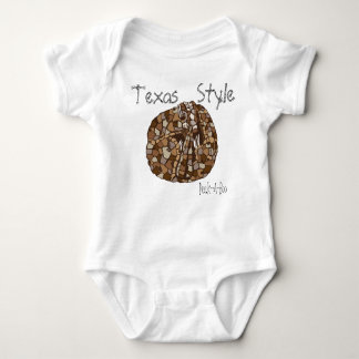 Camisa da criança do peekaboo do estilo de Texas