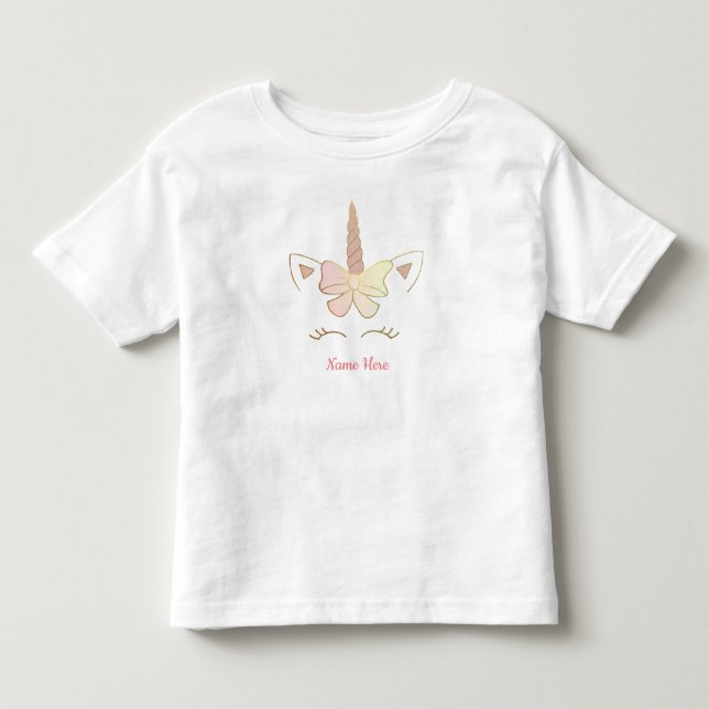 Camisa da criança do unicórnio (Frente)