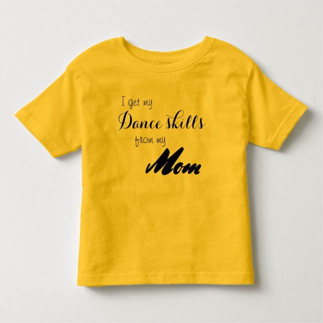 Camisa da dança das habilidades da dança da mamã (Frente)