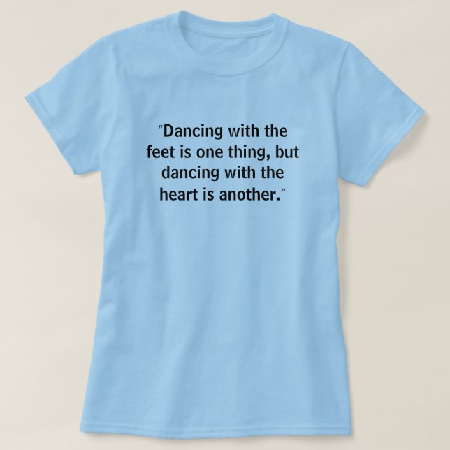 Camisa da dança do encore (Frente do Design)