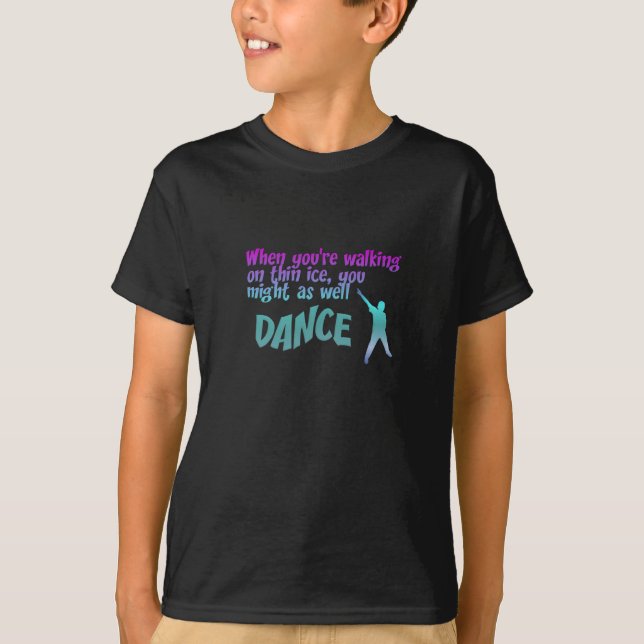Camisa da dança - escolha o estilo & a cor (Frente)